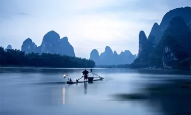 Boats on the Li River
